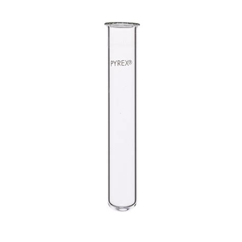 pyrex thick wall glass test tubes with rim|1 inch diameter test tubes.